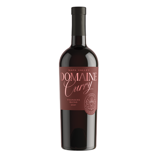 Domaine Curry Founders Red Blend with white background