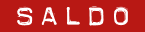 Logo of the brand 'Saldo' on a black background