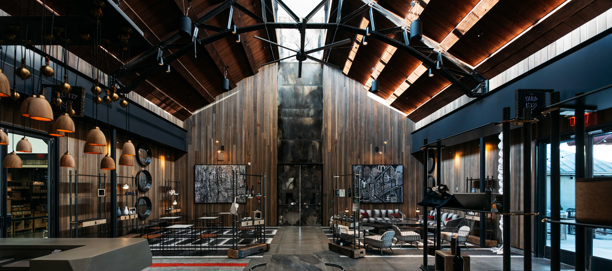 Looking across the main lobby of The Prisoner Wine Company Tasting Room