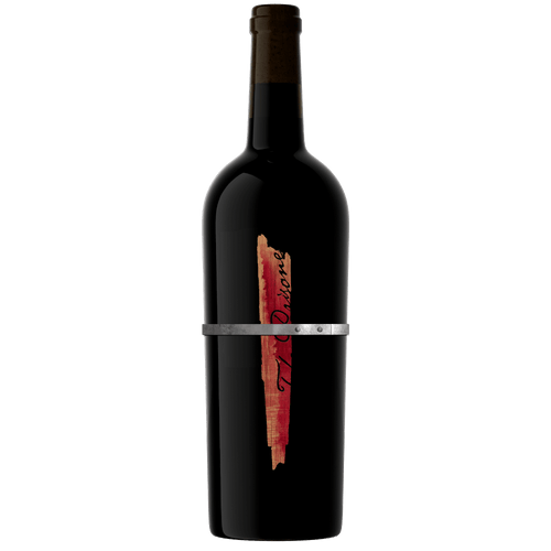 Bottle of The Prisoner Wine Company Sliver Red Wine on a blank background