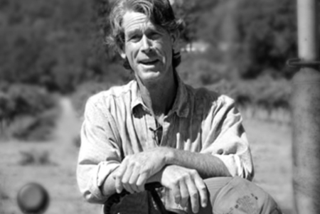 Bruno Solari out in his Calistoga vineyard.