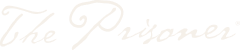 Text 'The Prisoner' in a stylized font on a white background