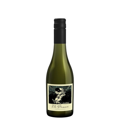 A Bottle Of 2019 The Prisoner Chardonnay Carneros 375Ml Wine On A Gray Background